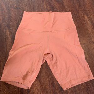 lululemon Align High-Rise Short 8'' Sz 6 Rustic Coral